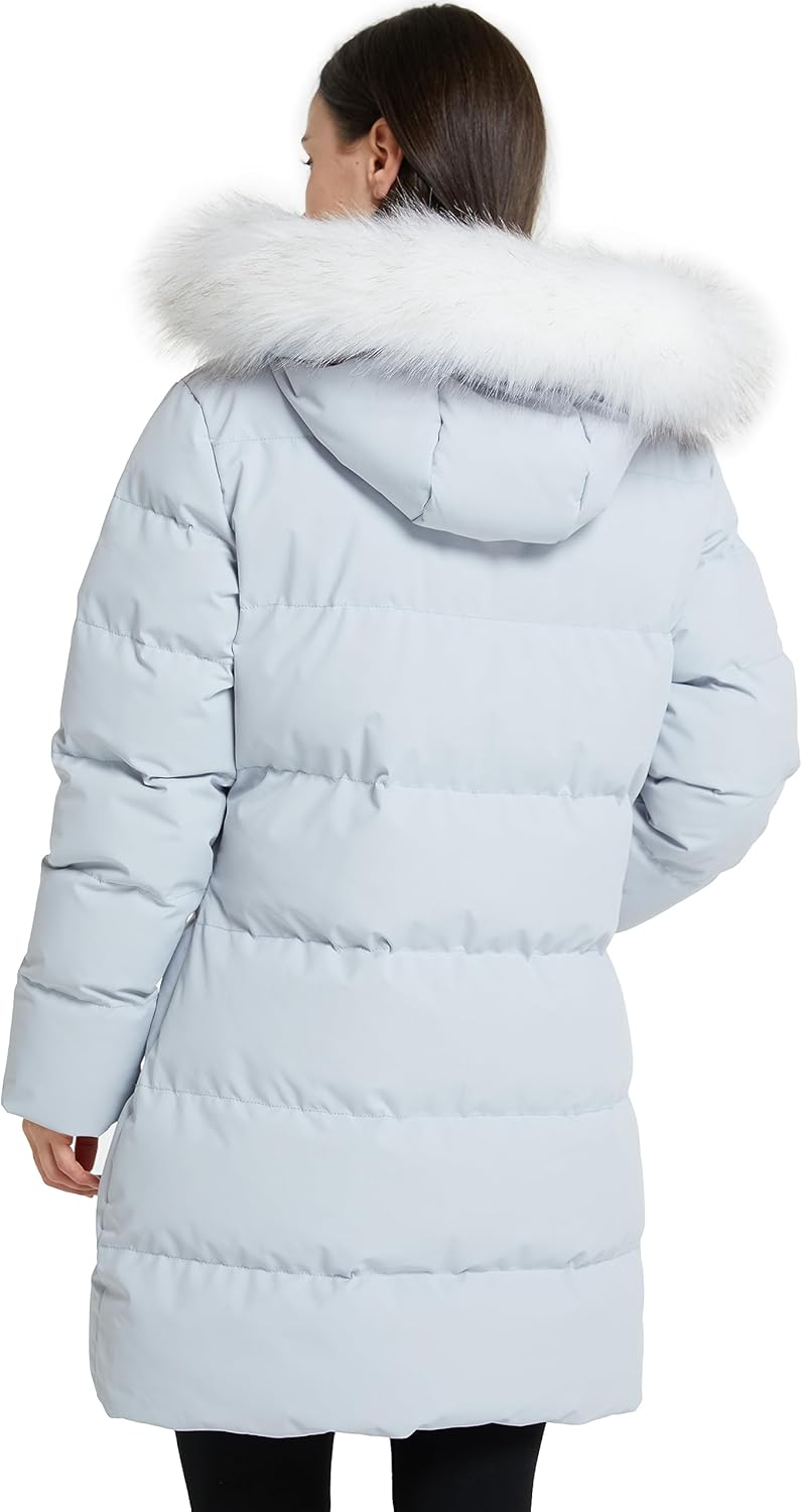WenVen Women's Thicker Winter Puffer Coat Warm Jacket with Removable Faux Fur Hood