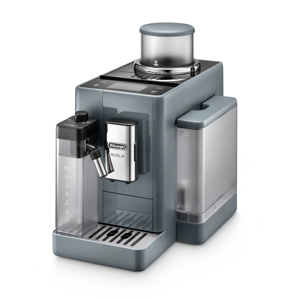 DeLonghi Rivelia Super Automatic Espresso Machine EXAM44055G (Pebble Grey)