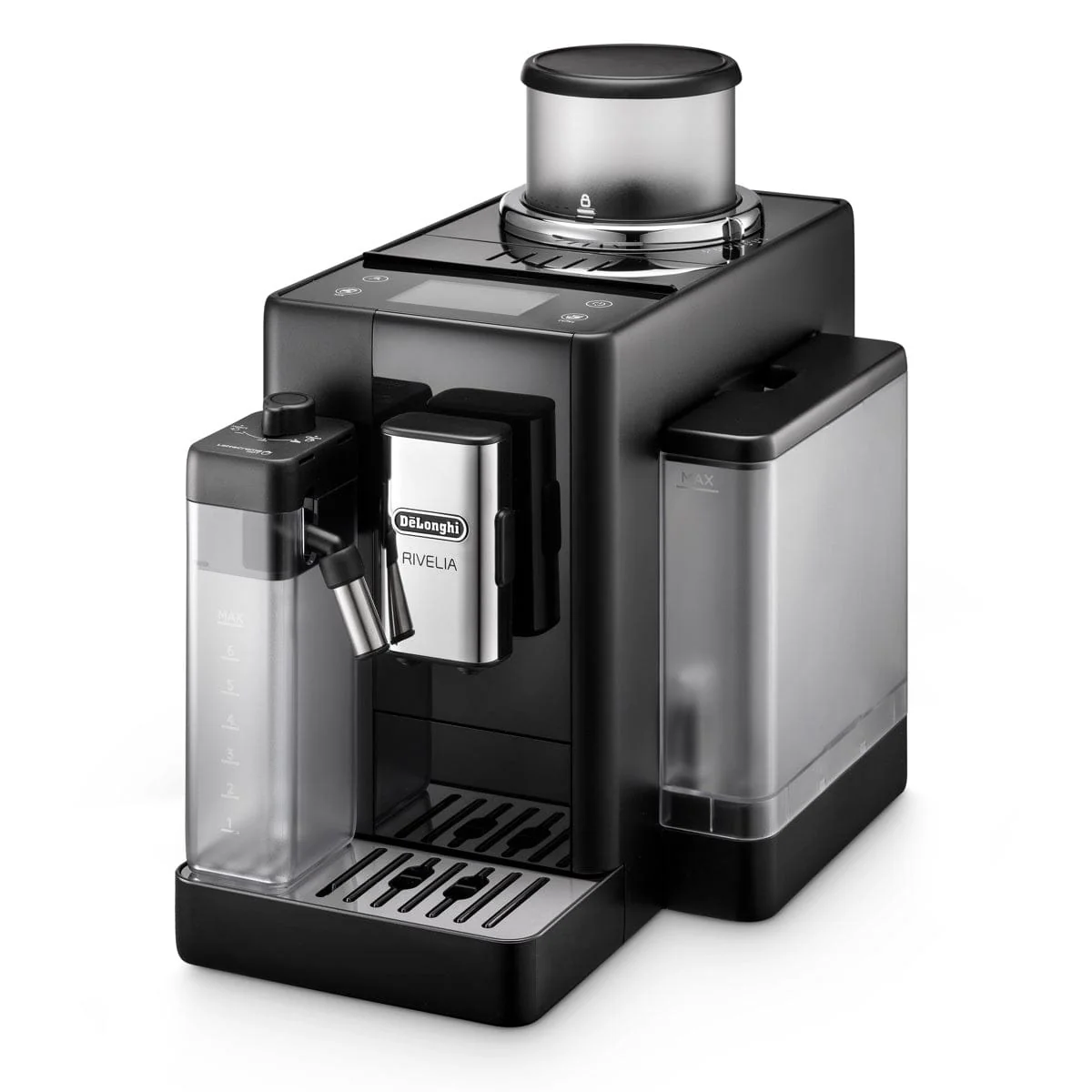 DeLonghi Rivelia Super Automatic Espresso Machine EXAM44055B (Onyx Black)