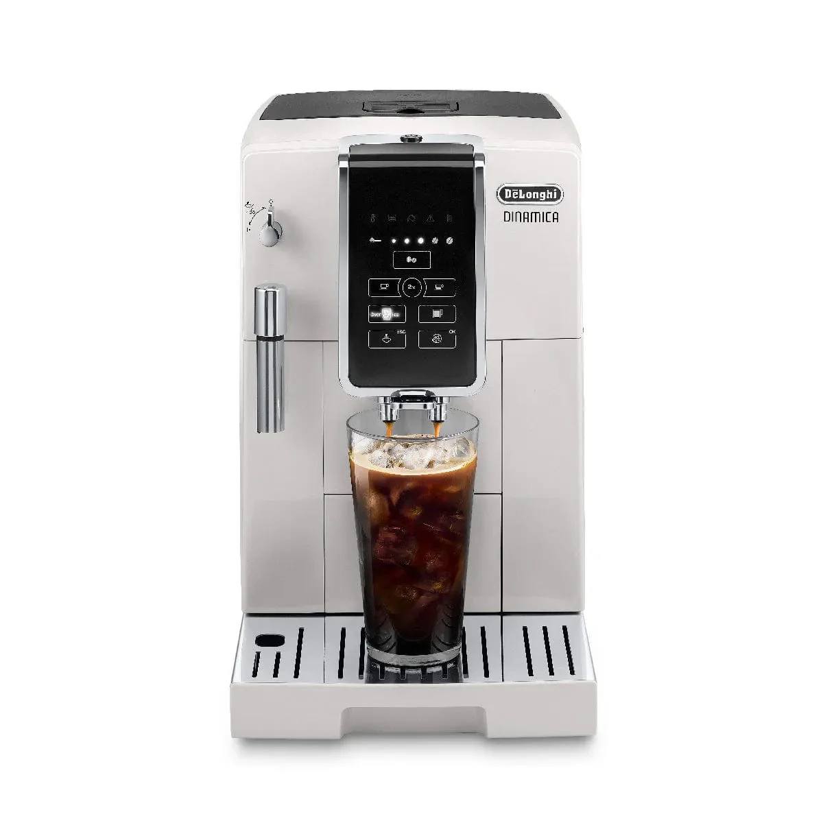 DeLonghi Dinamica Super Automatic Espresso & Coffee Machine - ECAM35020W (White)