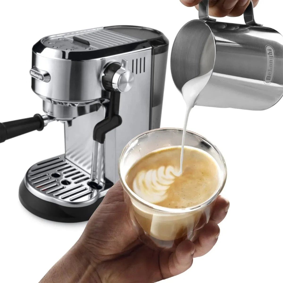 DeLonghi Dedica Maestro Plus Espresso & Cappuccino Machine EC950M