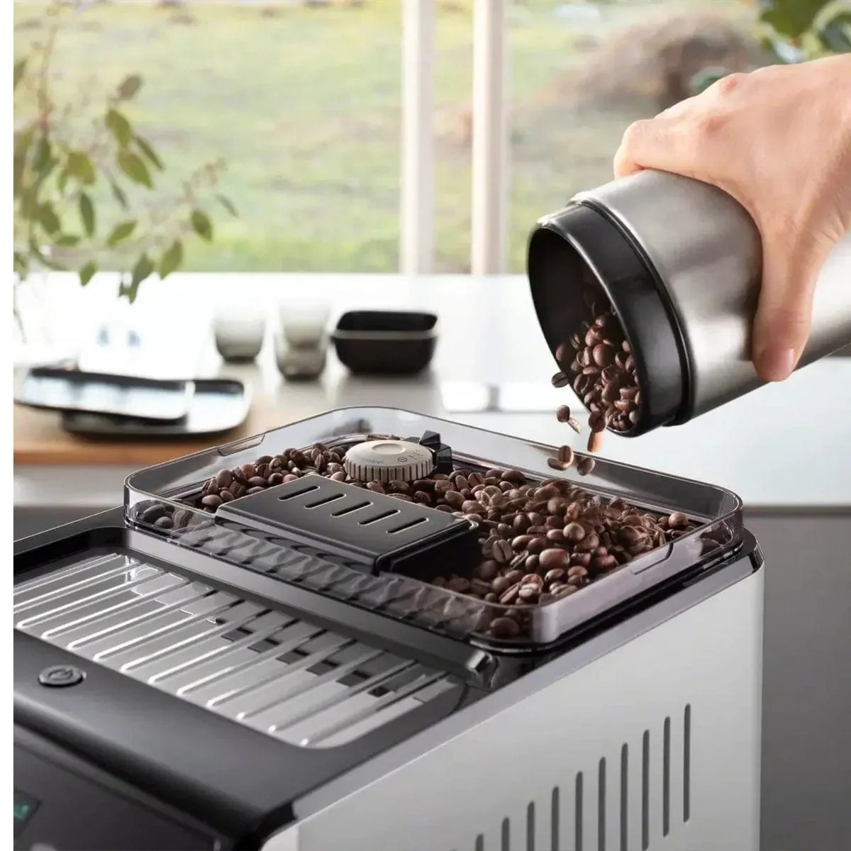 DeLonghi Eletta Explore Super Automatic Espresso Machine with Cold Brew ECAM45086S - REFURBISHED