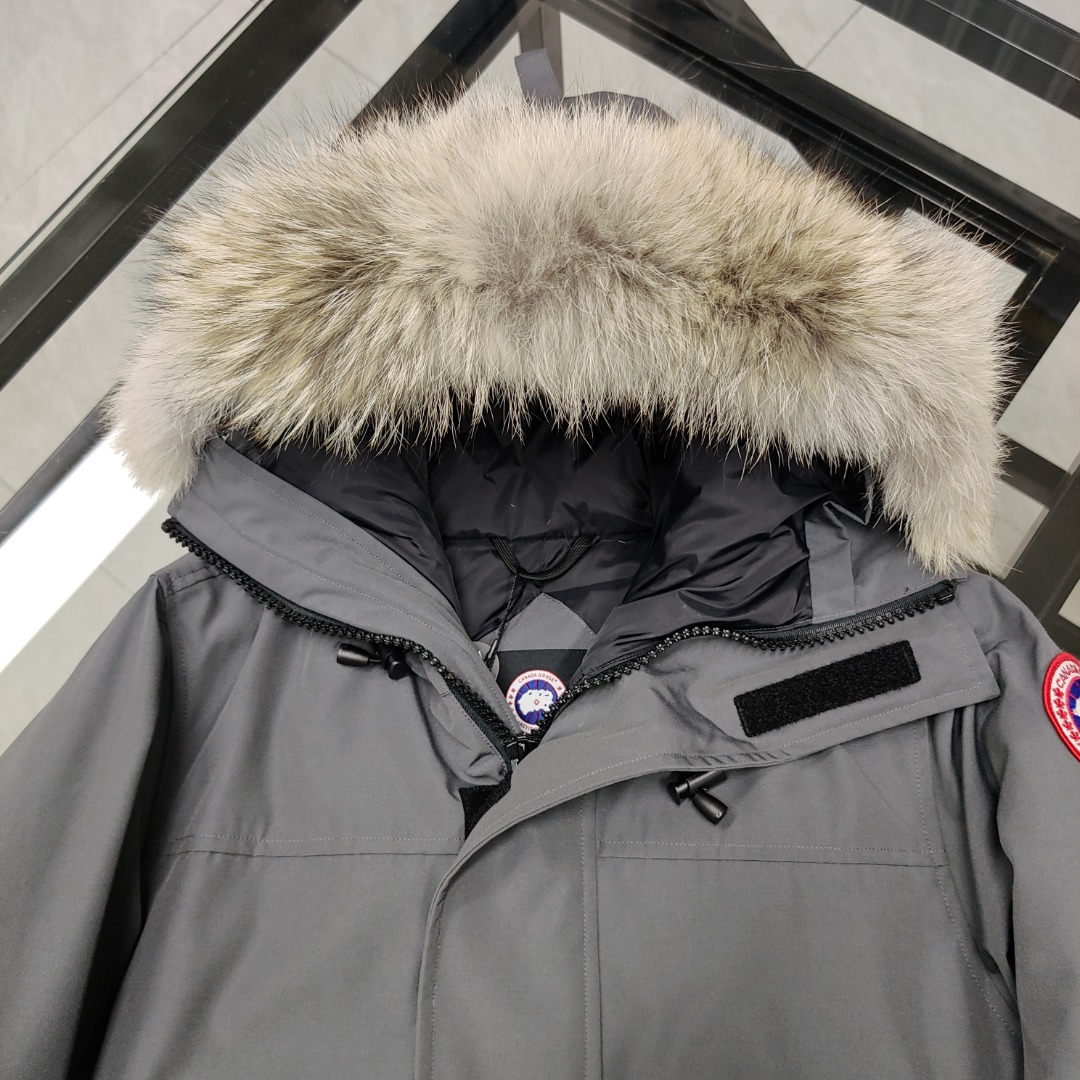 Langford Hooded Parka Dark Gray