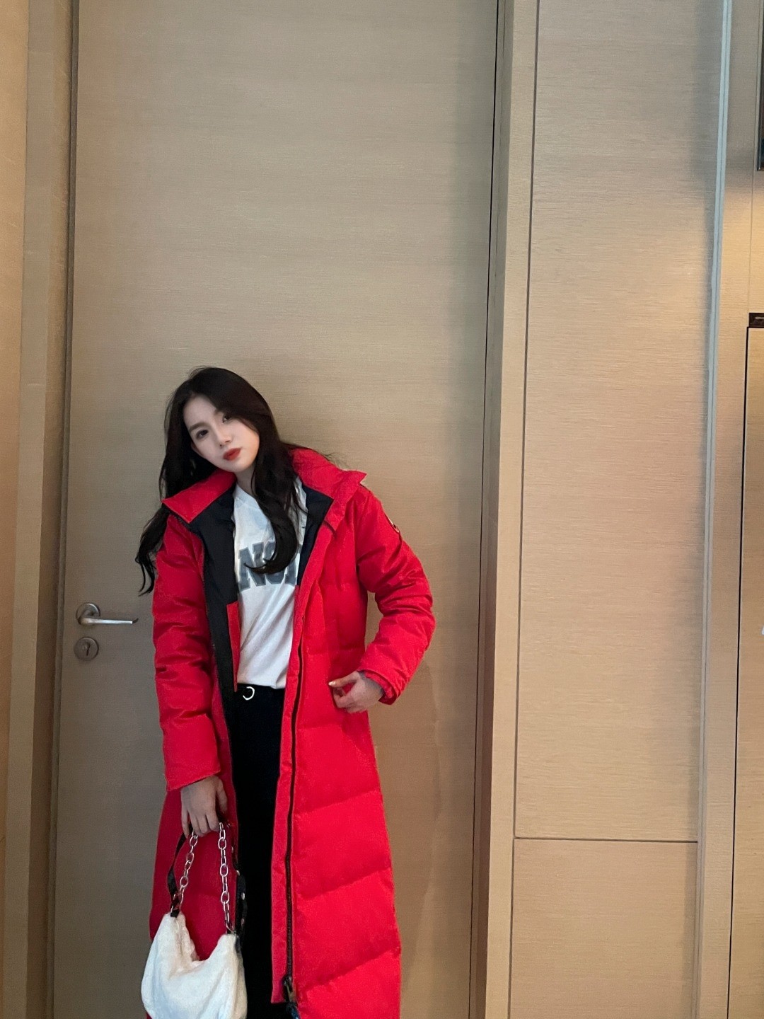 Mystique Parka Performance Satin Red