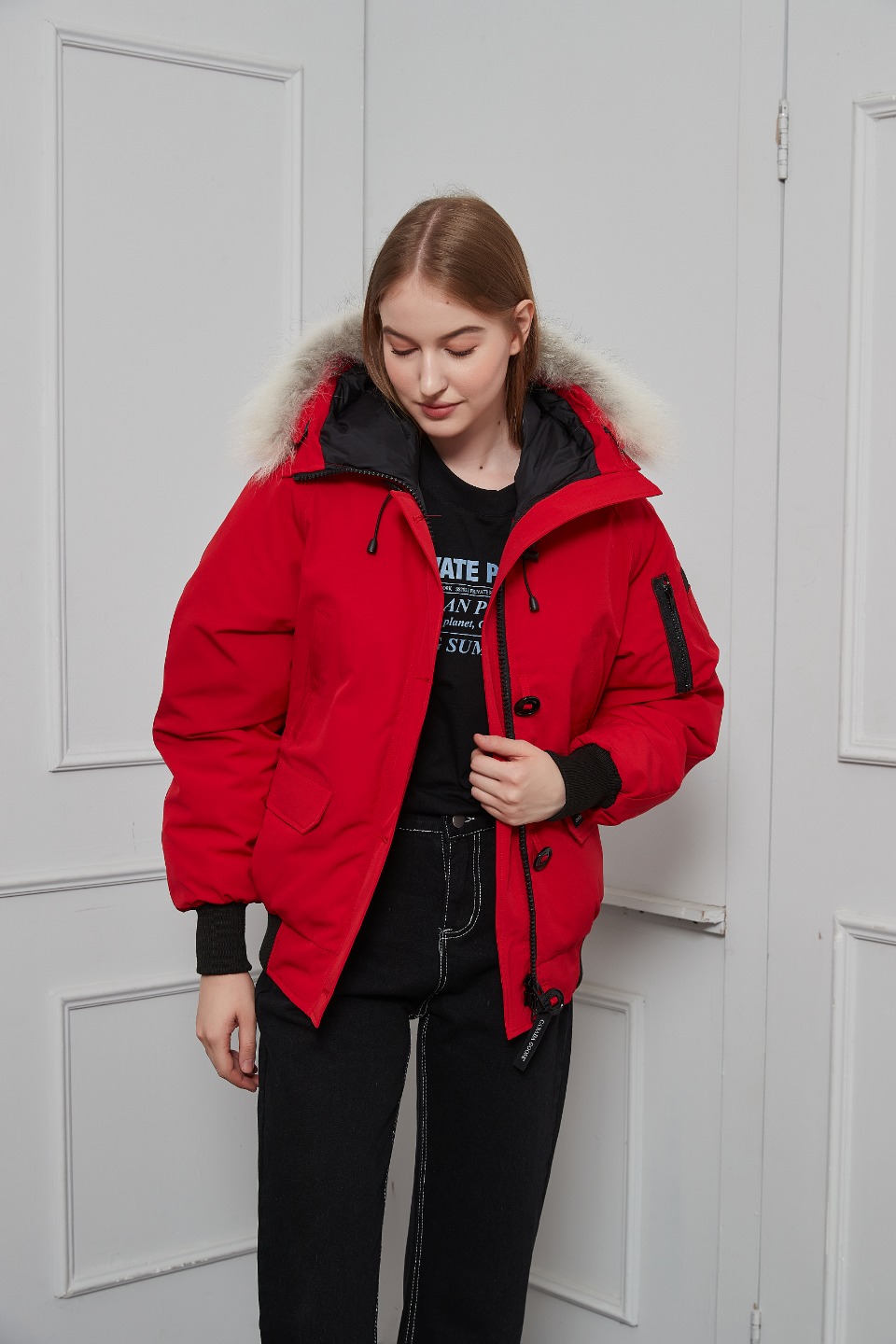 Womens Chilliwack Bomber Red