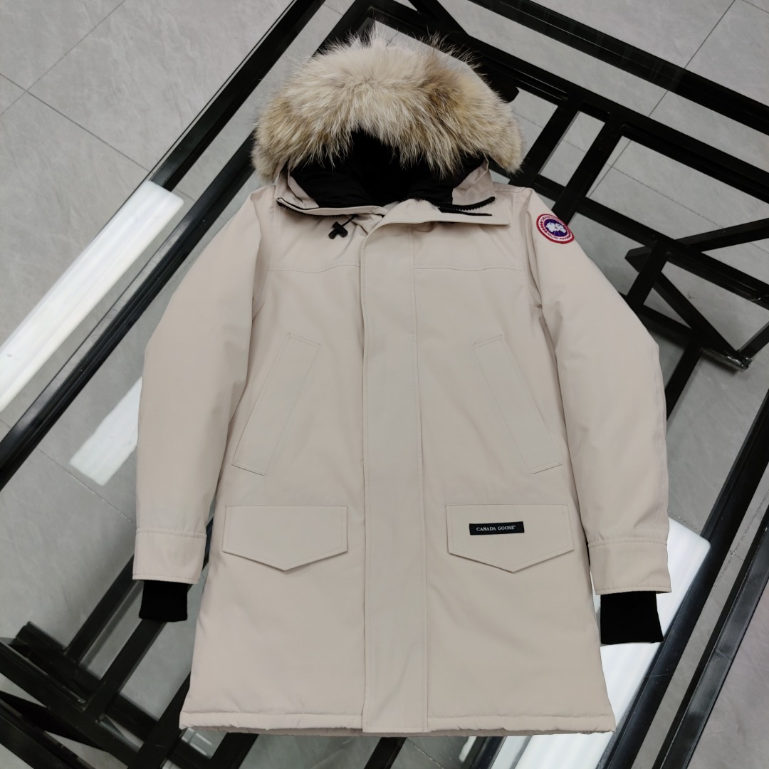 Langford Hooded Parka Beige