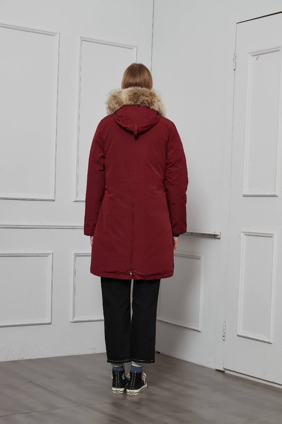 Rossclair Parka Heritage Dark Red