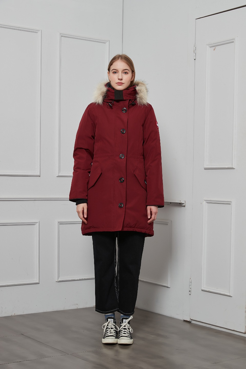 Rossclair Parka Heritage Dark Red