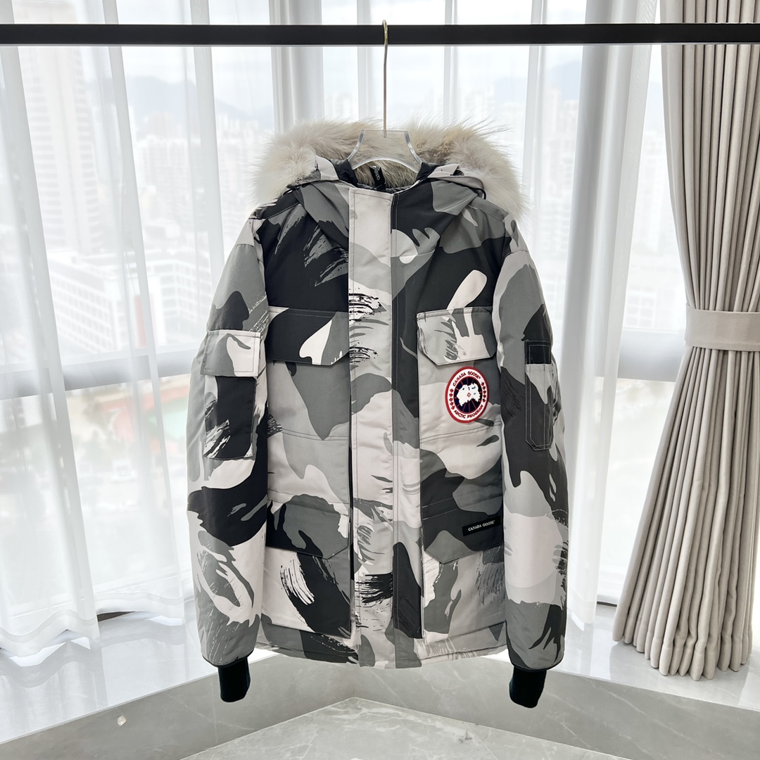 Expedition Parka Heritage Gray Camouflage