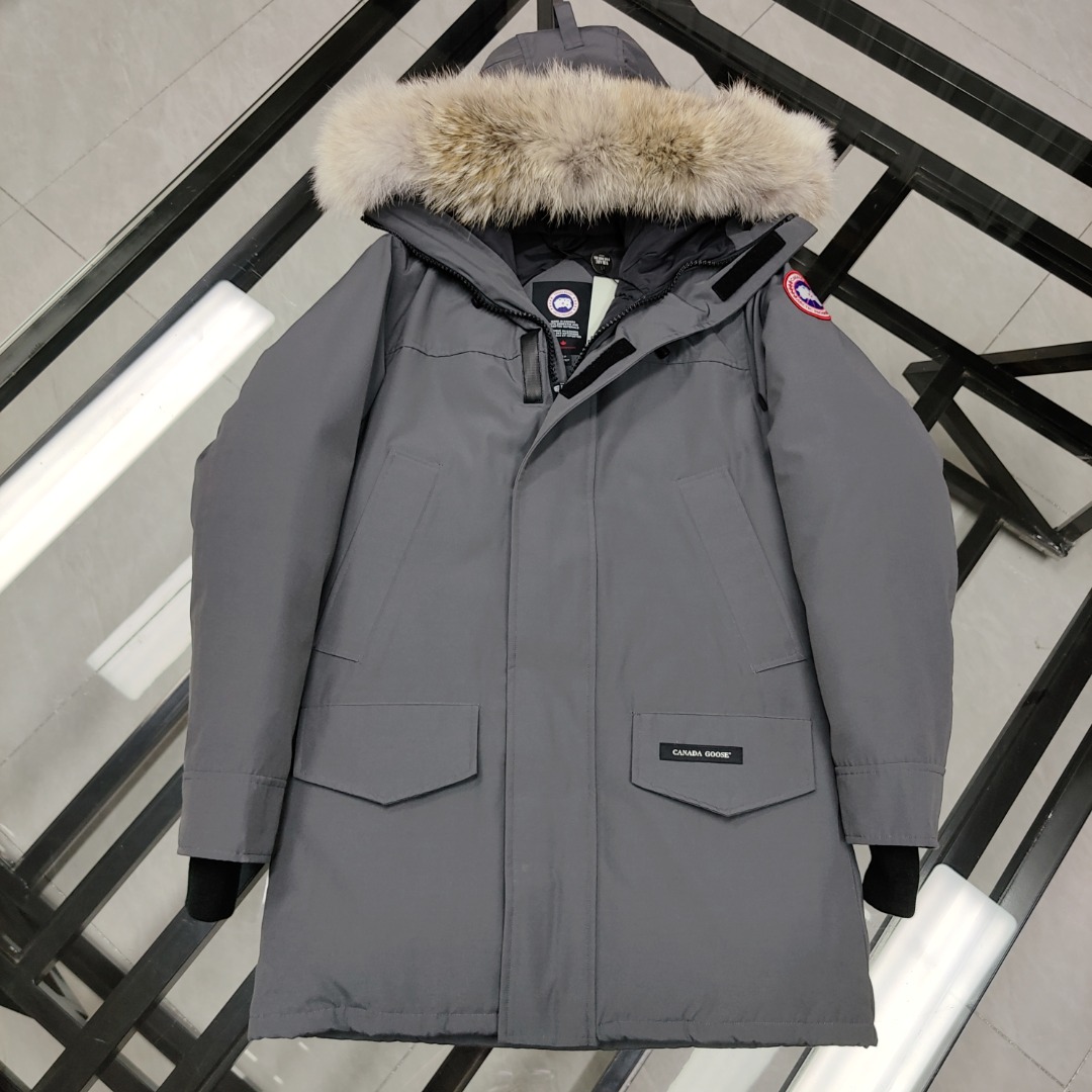 Langford Hooded Parka Dark Gray