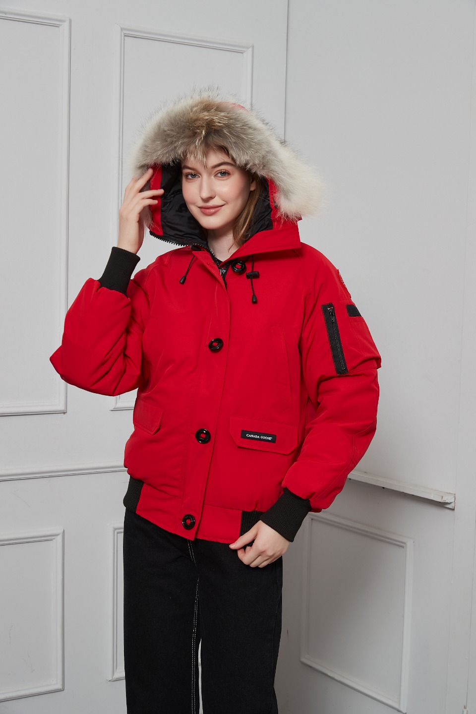 Womens Chilliwack Bomber Red