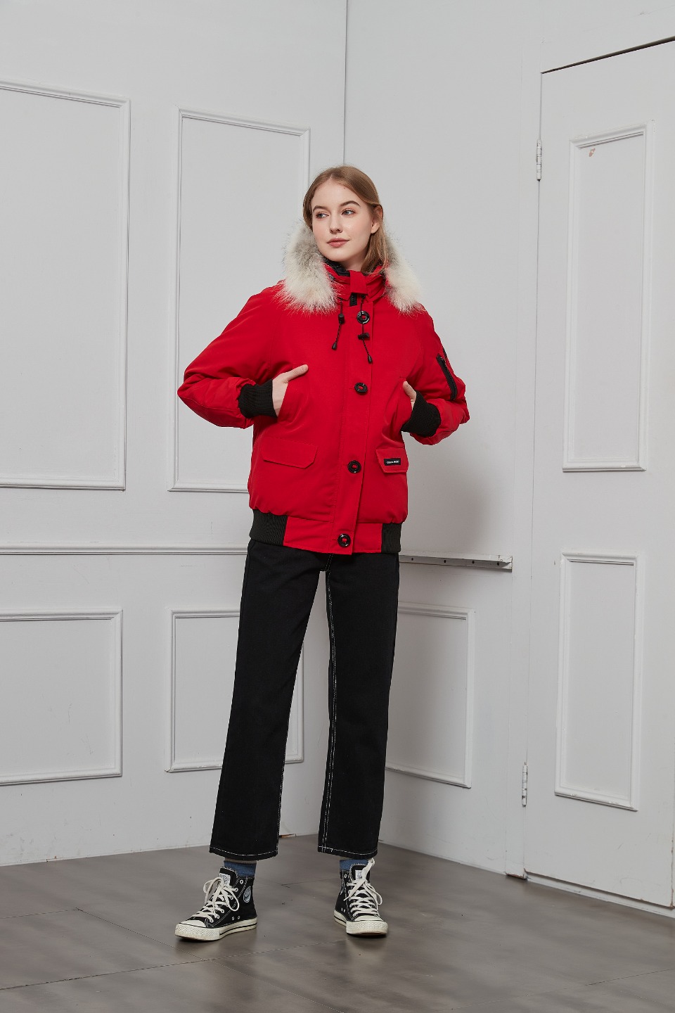 Womens Chilliwack Bomber Red