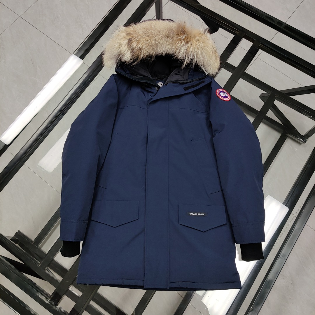 Langford Hooded Parka Navy