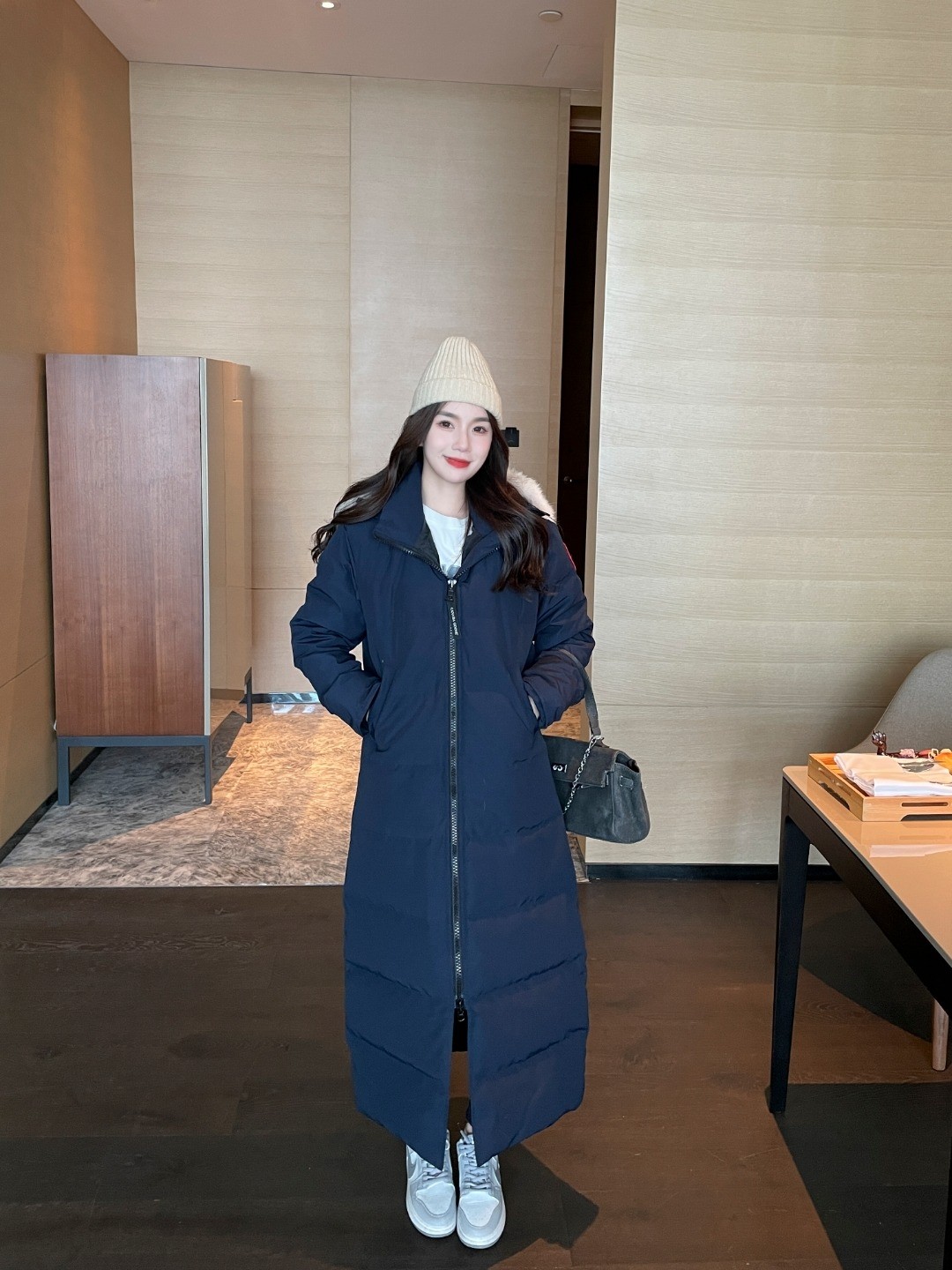 Mystique Parka Performance Satin Navy