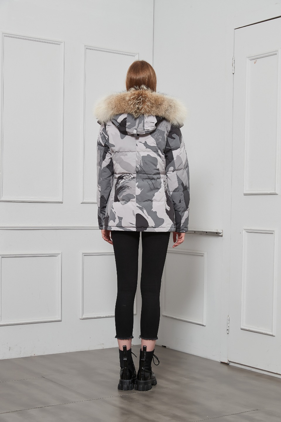Chelsea Parka Heritage Gray Camouflage