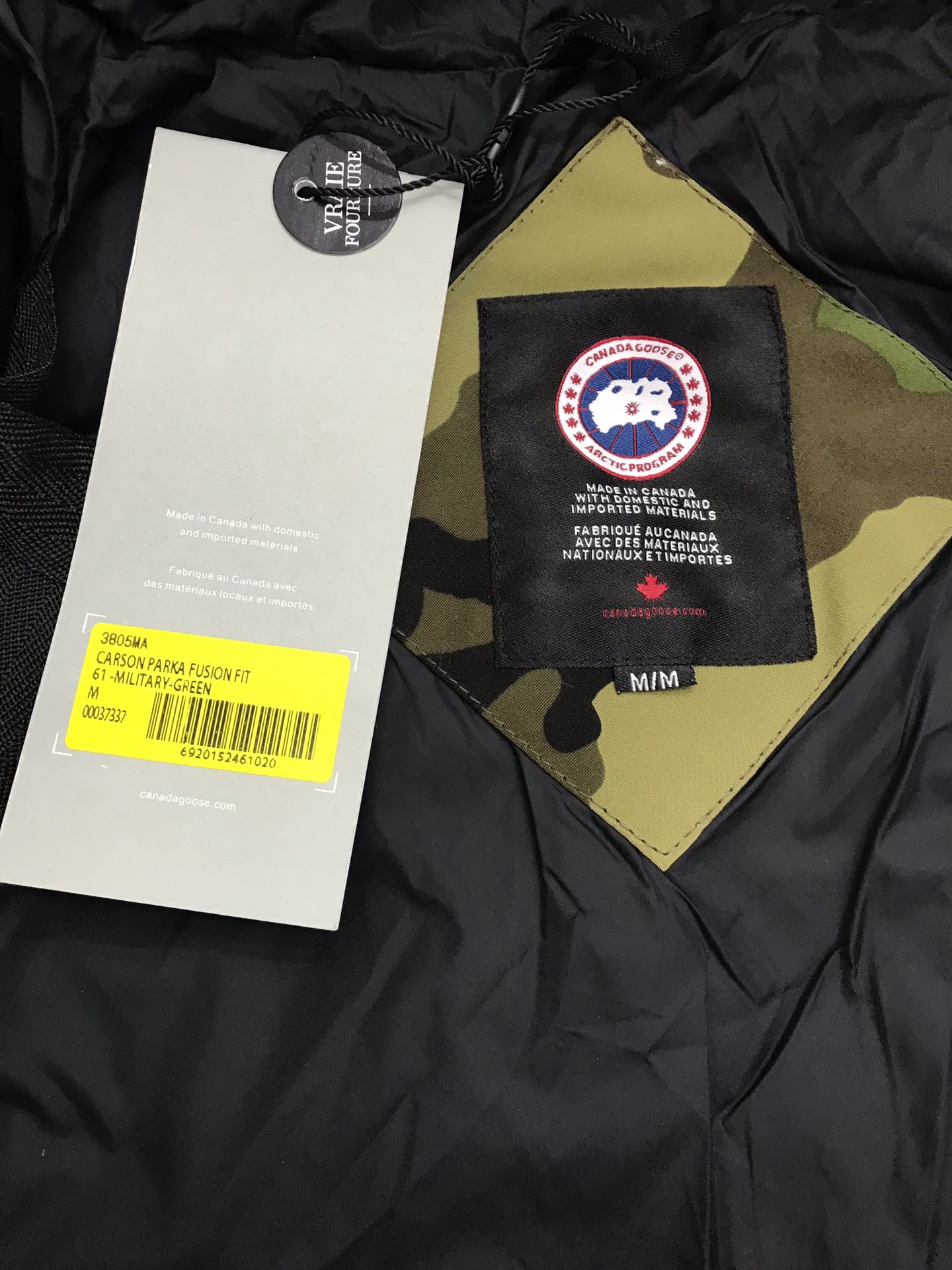 Carson Parka Green Camo