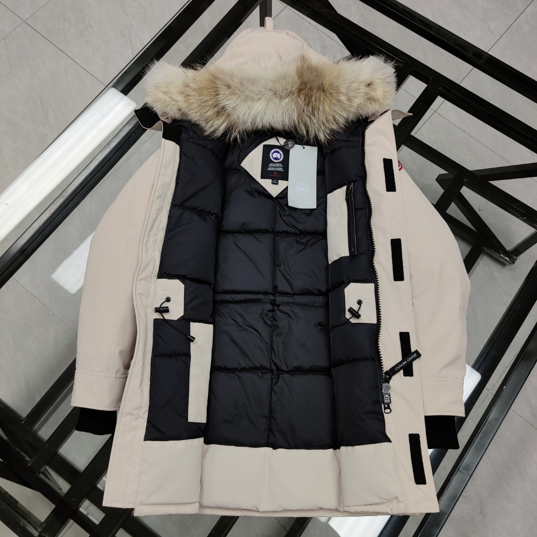 Langford Hooded Parka Beige