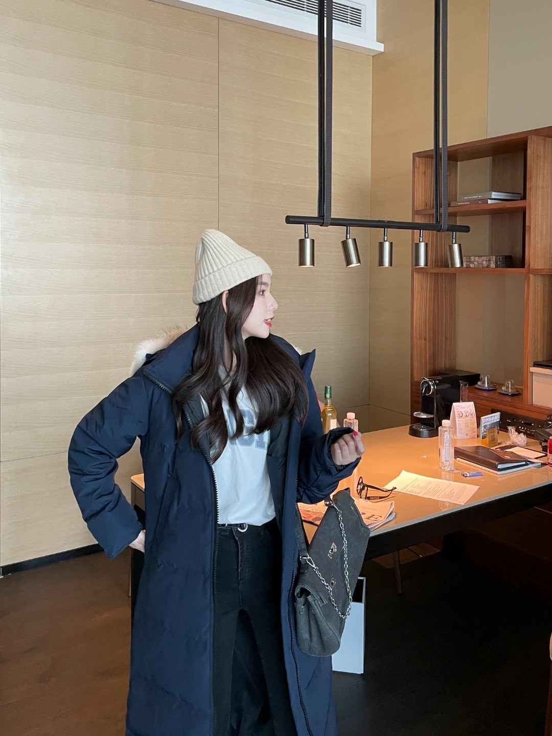 Mystique Parka Performance Satin Navy