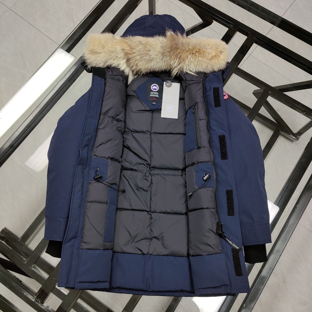 Langford Hooded Parka Navy