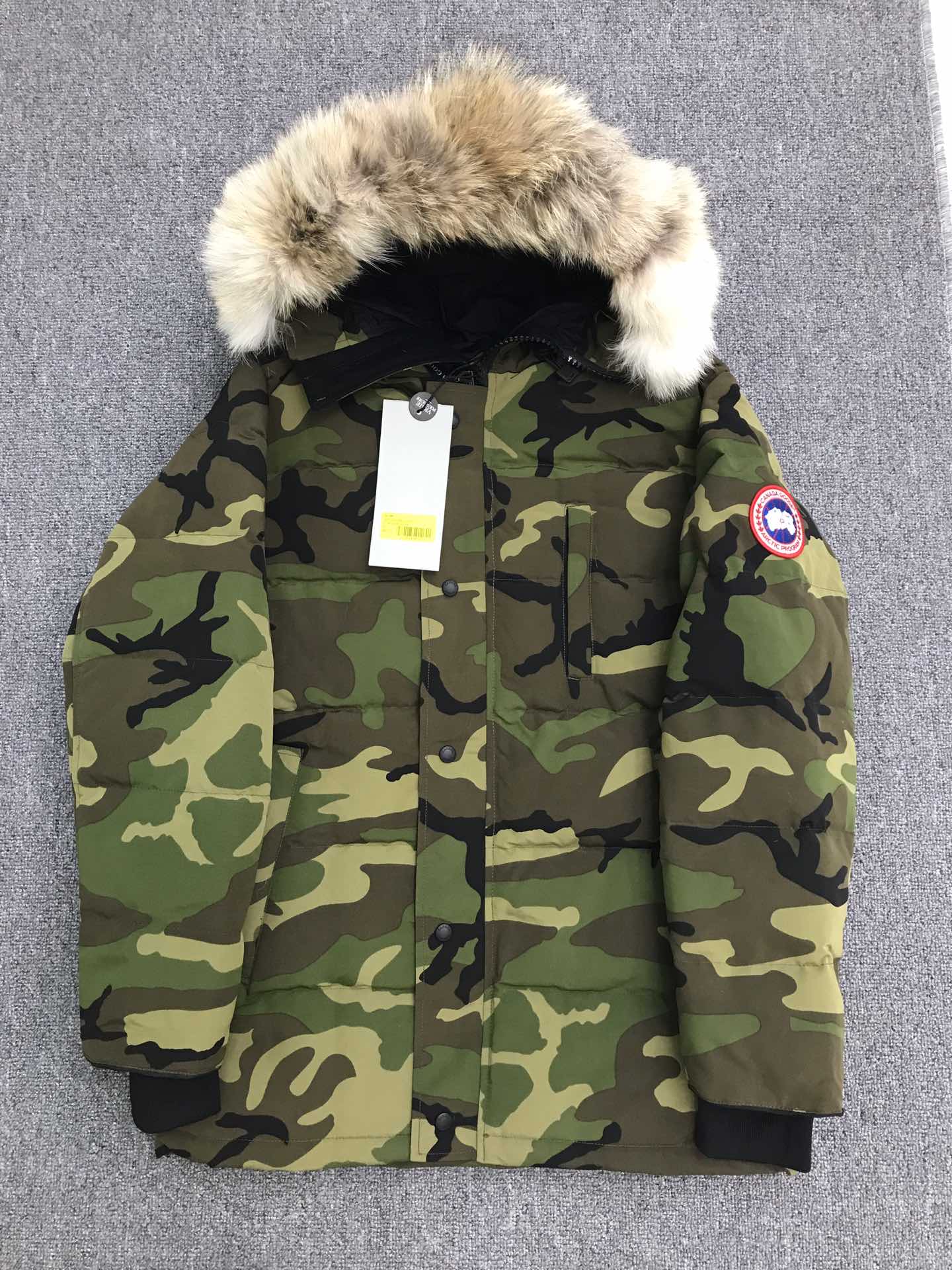 Carson Parka Green Camo