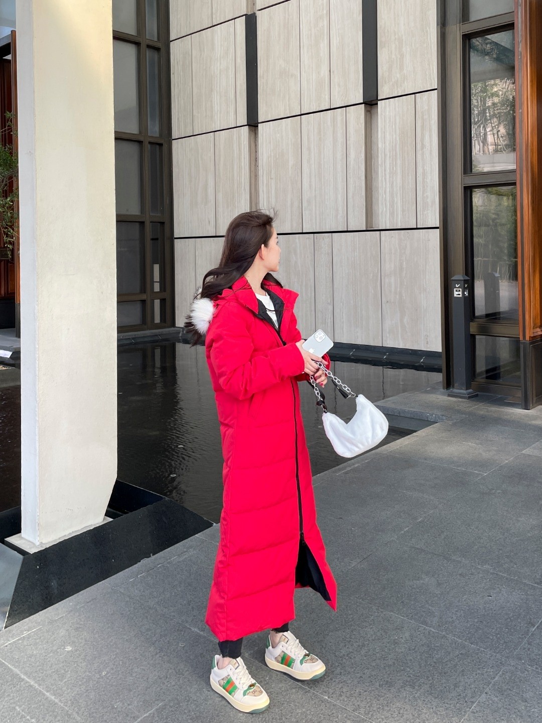 Mystique Parka Performance Satin Red