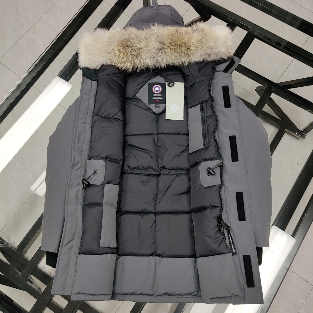 Langford Hooded Parka Dark Gray