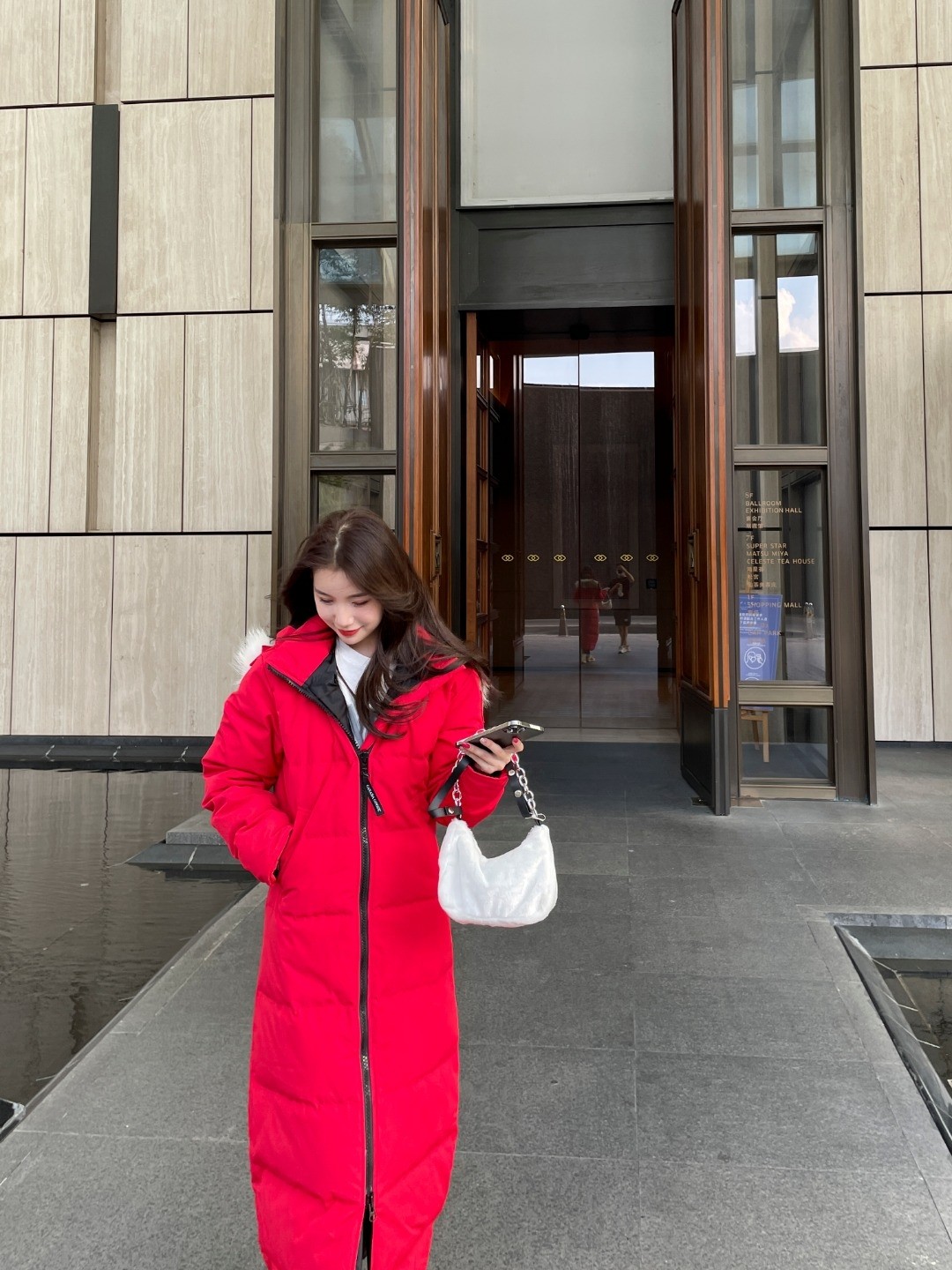 Mystique Parka Performance Satin Red