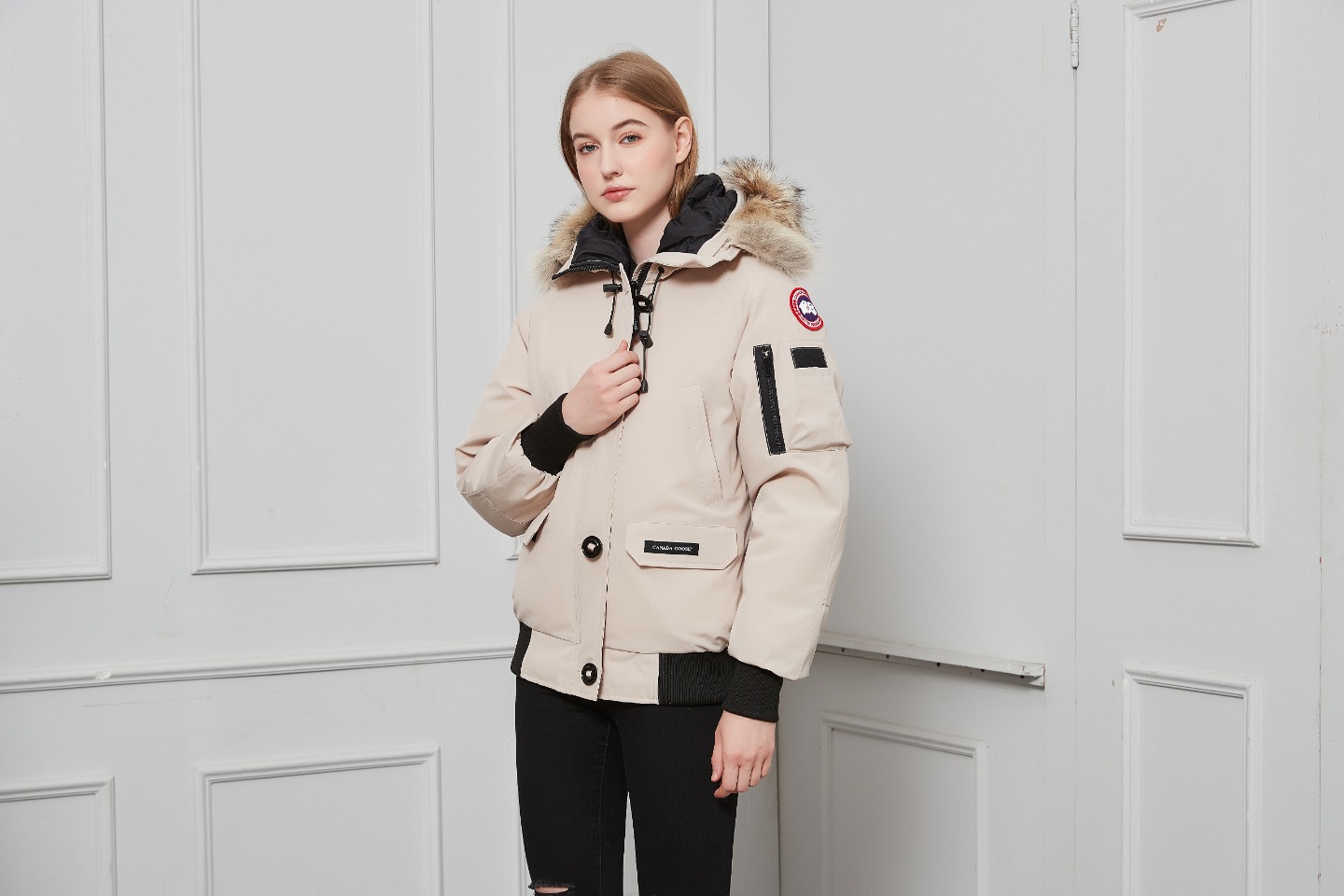 Womens Chilliwack Bomber Beige