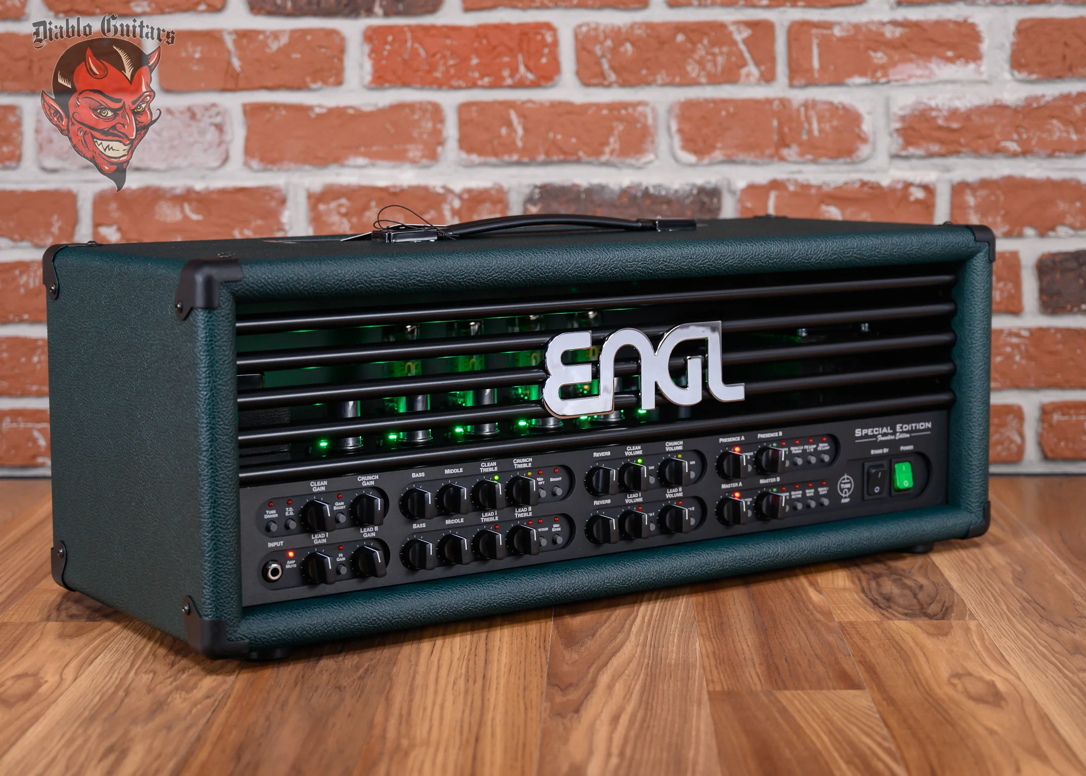 Engl Custom Shop Special Edition Founders Edition E670FE 5-Channel 100-watt all Tube Head with EL34 Tubes Green Bronco