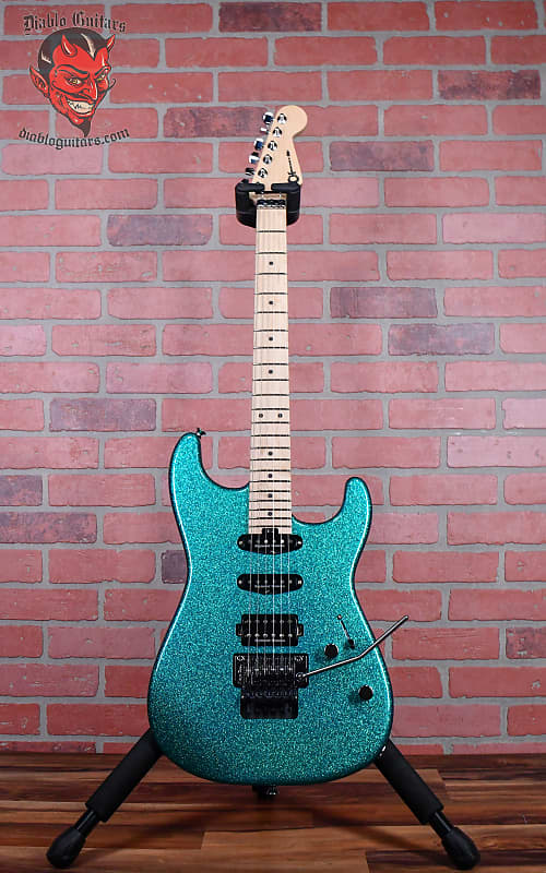 Charvel Pro-Mod San Dimas Style 1 HSS FR Aqua Flake 2023 w/Gigbag