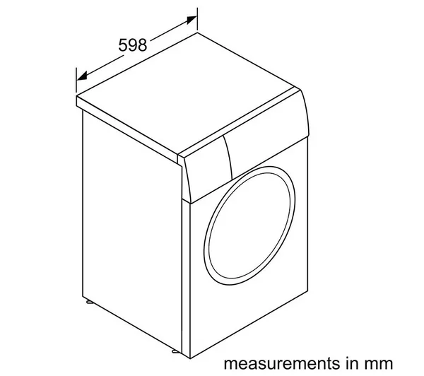 BOSCH Series 6 WGG244ZCGB AntiStain 9 kg 1400 Spin Washing Machine
