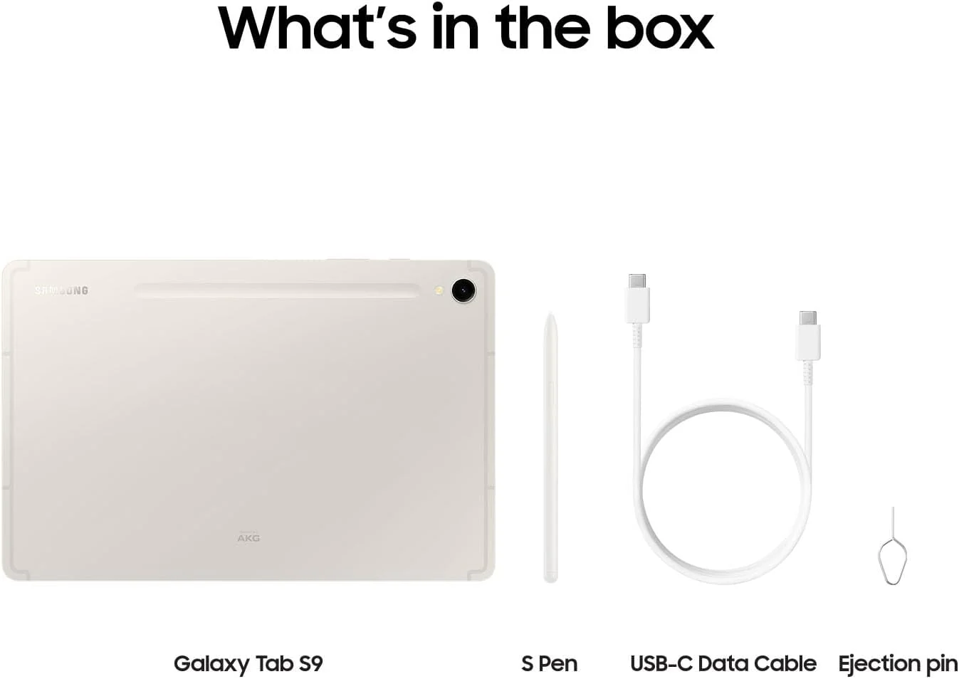 Samsung Galaxy Tab S9 11” 256GB WiFi 7 Android AI Tablet, Snapdragon 8 Gen 2 Processor, AMOLED Screen, Durable Design S Pen Included, Long Battery Life, Auto Focus Camera,  Beige