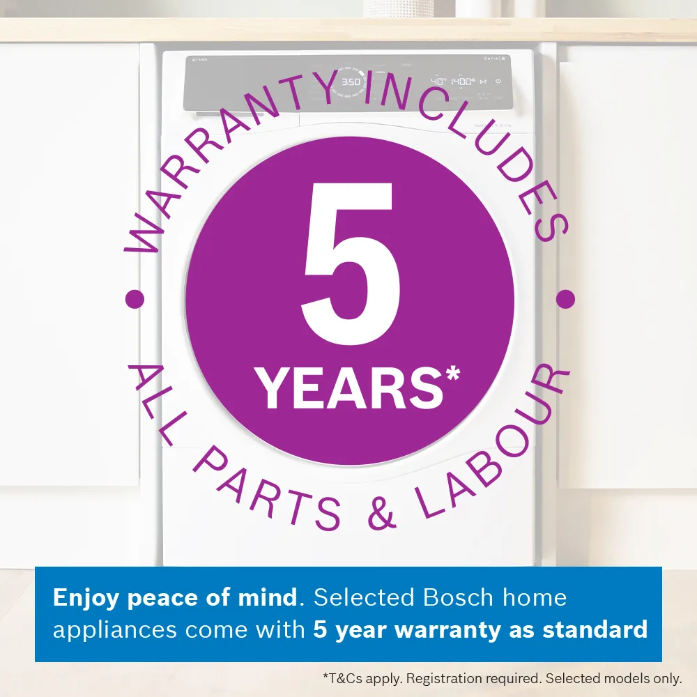 BOSCH WNC25410GB Series 8 Washer dryer 10.5/6 kg 1400 rpm