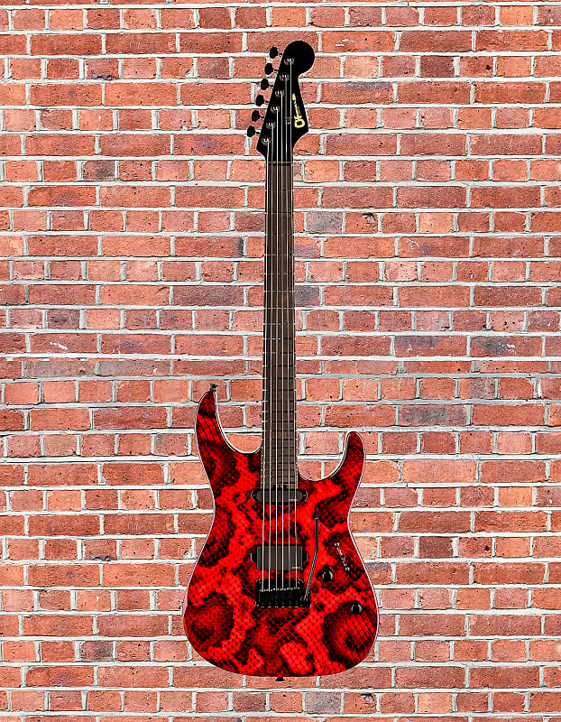 Charvel Custom Shop USA Special Edition DK24 2024 - Red Snakeskin (Pre-Order)