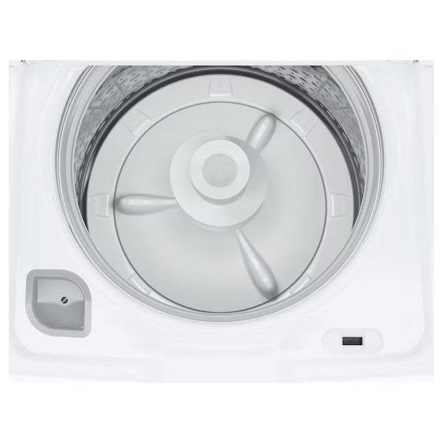GE 4.5-cu ft High Efficiency Agitator Top-Load Washer (White)