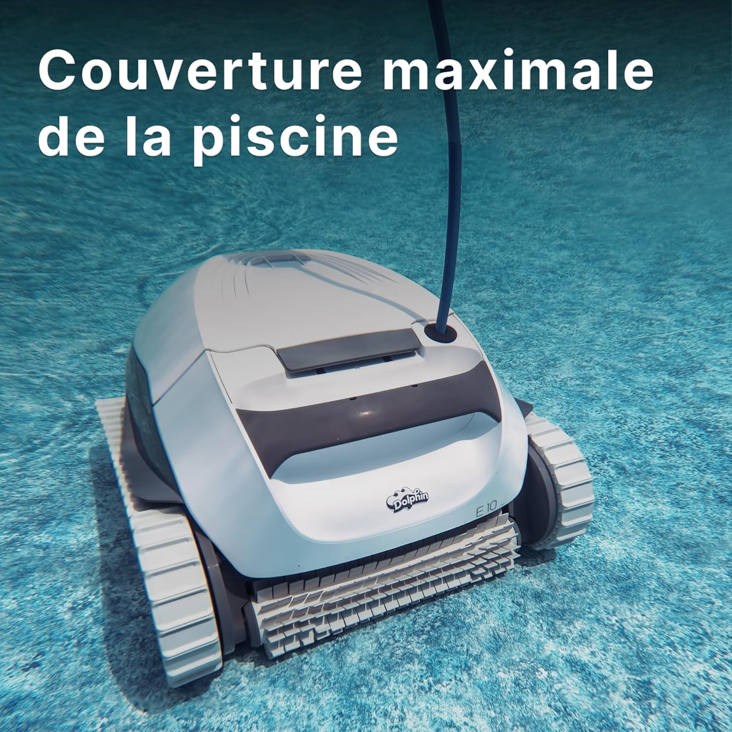 Dolphin E10 Electric Pool Cleaner Robot - Bottom Cleaning, Above Ground Pools up to 8 meters in Length
