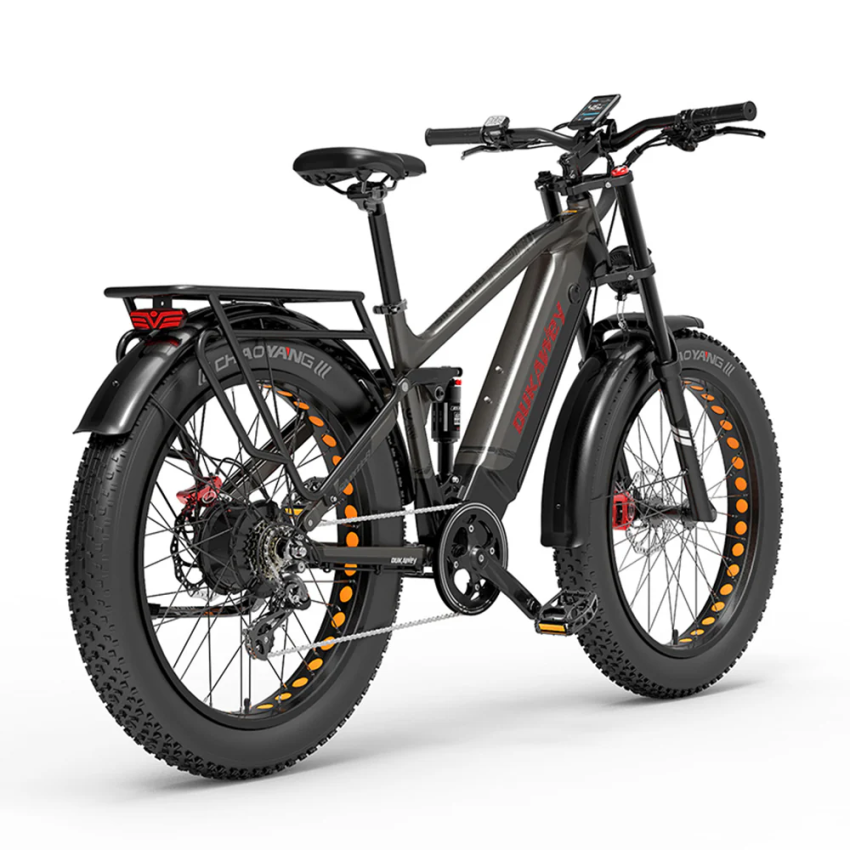 Dukawey Silvertip8 1000W 26" Fat Bike E-Mountainbike SUV E-bike 52V 20Ah Samsung Akku
