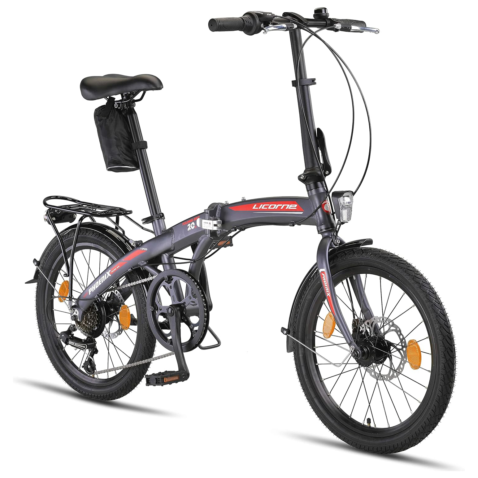 Licorne Bike Phoenix 2D, 20 Inch Aluminium Folding Bike