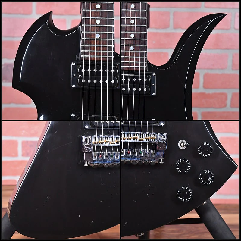 B.C. Rich USA Mockingbird Black 1983 w/Hardshell Case