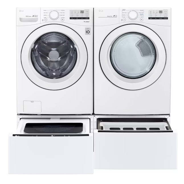 LG 4.5-cu ft High Efficiency Stackable Front-Load Washer (White) ENERGY STAR