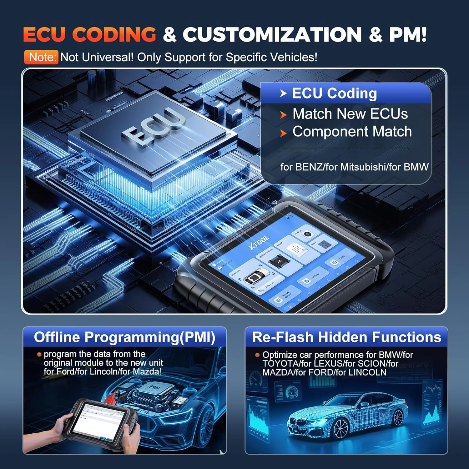 XTOOL D8S OBD2 Scanner: 2025 Upgrade of D8, Bidirectional Scan Tool with 3-Year Update, Topology Mapping, FCA AutoAuth, ECU C0ding, 42+ Resets, All Systems Car Scanner Diagnostic Tool, CANFD/DoIP