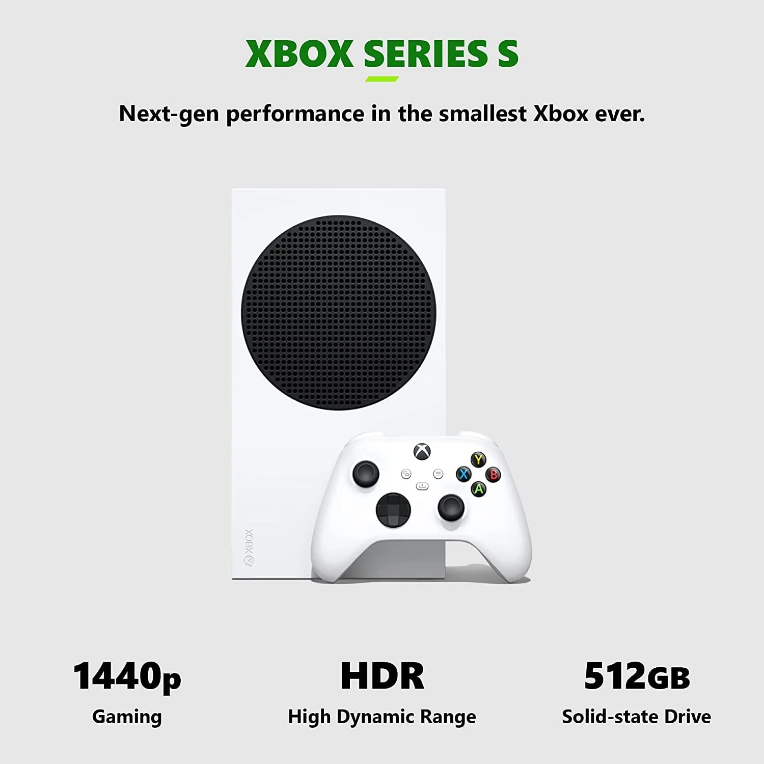 Xbox Series S 512 GB All-Digital (Holiday 2022) + Extra Wireless Controller (Carbon Black) Bundle (Renewed)