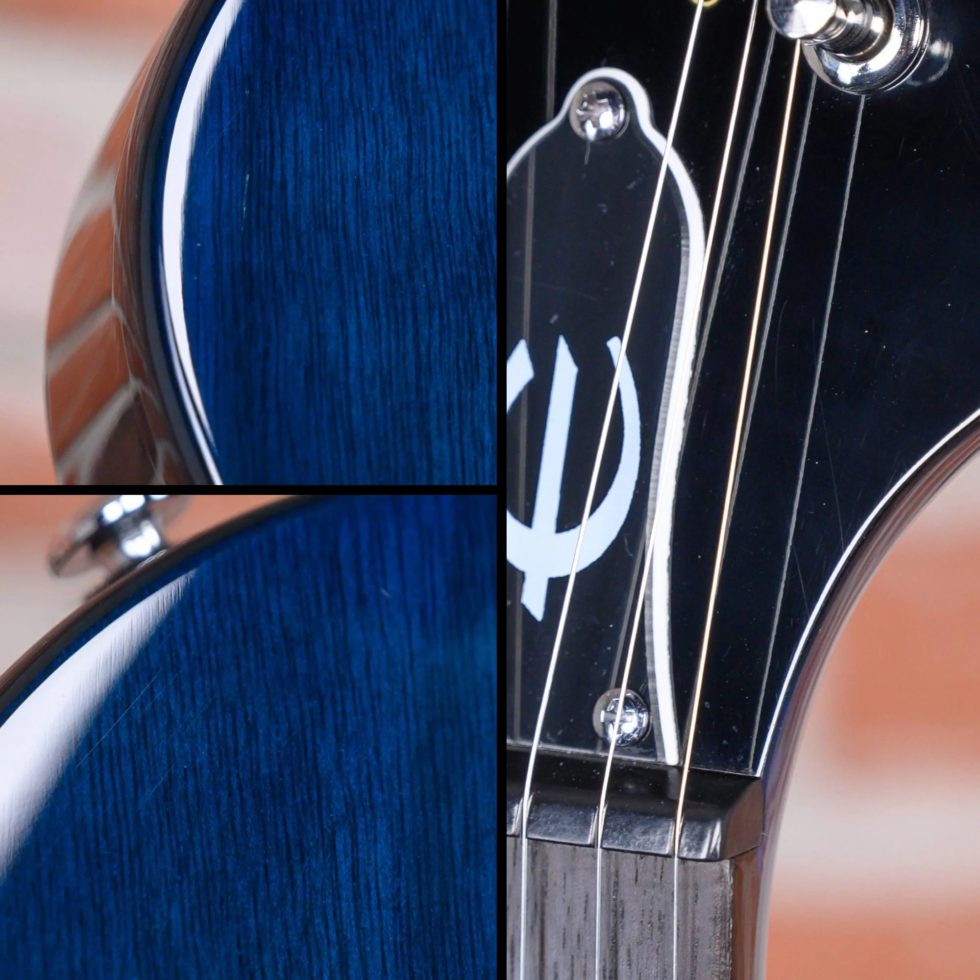 Epiphone Les Paul Jr. Transparent Blue Burst 2015 w/OHSC