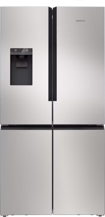 SIEMENS KF96DPXEA iQ700 French door bottom freezer, multi door 183 x 90.5 cm Brushed black steel antiFingerprint, Total noFrost