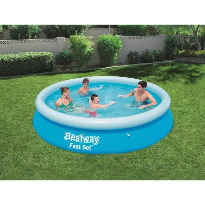 BESTWAY Kit piscine ronde Fast Set Pools - &Oslash; 366 x H 76 cm