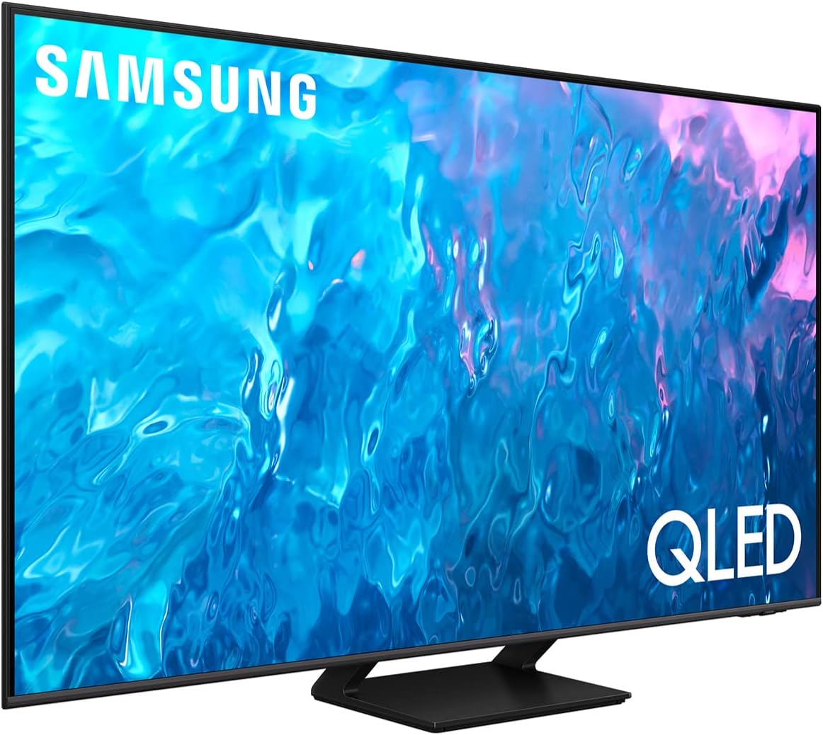 SAMSUNG 65-Inch Class QLED 4K Q70C Series Quantum HDR, Dual LED, Object Tracking Sound Lite, Q-Symphony, Motion Xcelerator Turbo+, Gaming Hub, Smart TV with Alexa Built-in