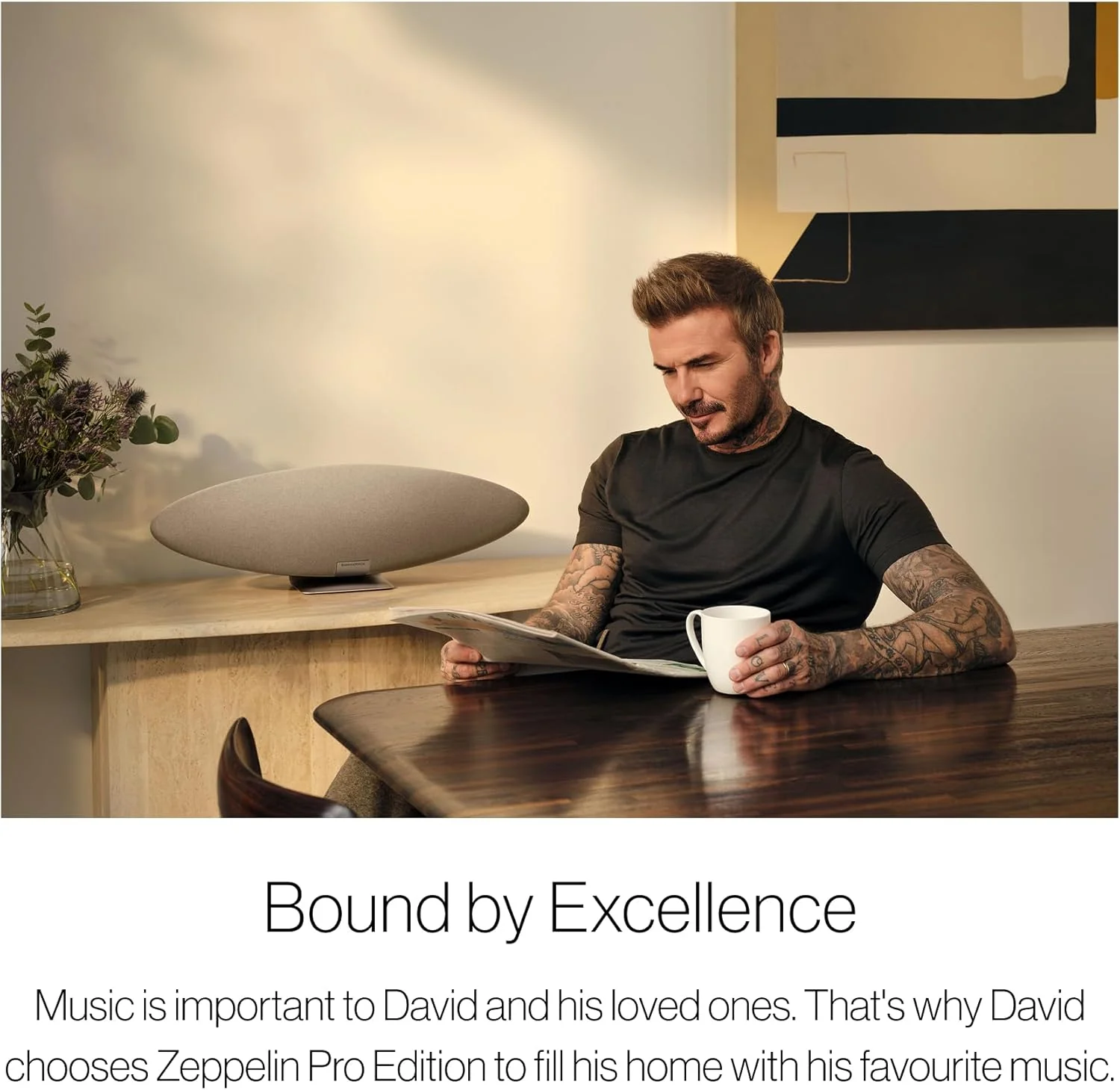 Bowers & Wilkins Zeppelin Pro Edition Wireless Speaker, Iconic Design, 5 Drivers Including Subwoofer, Wireless Streaming via Bluetooth, AirPlay 2 & Spotify Connect, Multiroom Support, Space Grey