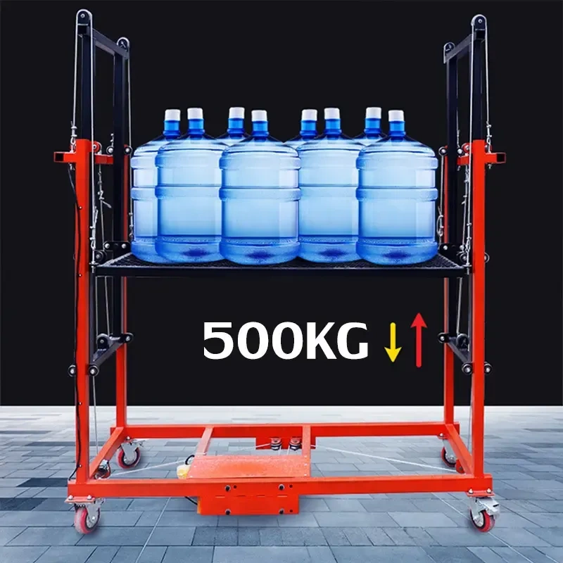 🔥 Multiple Models Foldable Electric Scaffolding Lift Platform(🔥Loads Up To 500KG!)