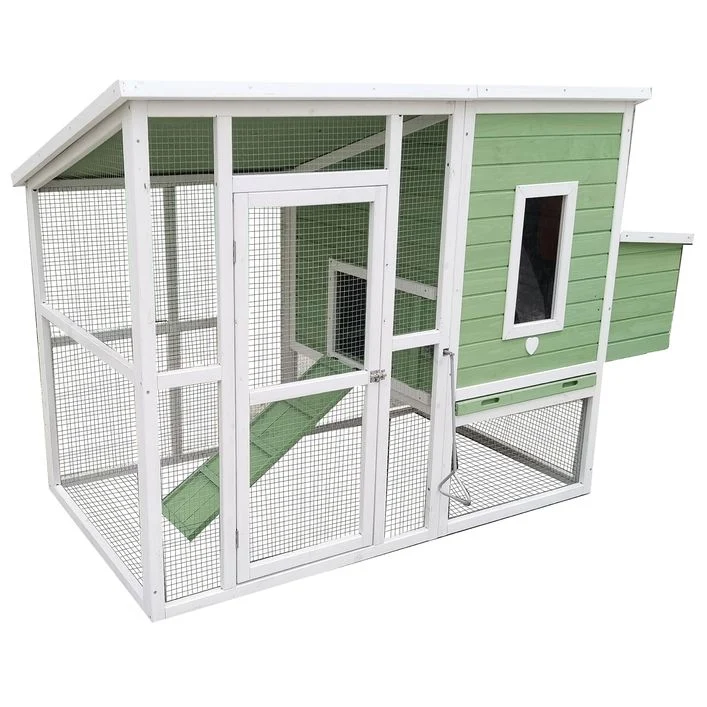 Dehner Lieblinge Hühnerstall Lotti, hellgrün, ca. B182/H119,5/T91 cm