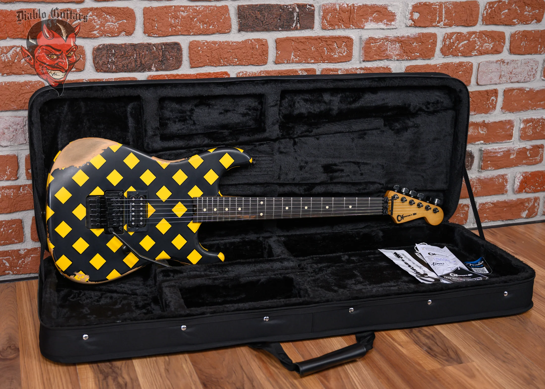 Charvel Super-Stock San Dimas Style 1 H FR EB Diamond Life Distressed Nitro 2025 w/OSSC